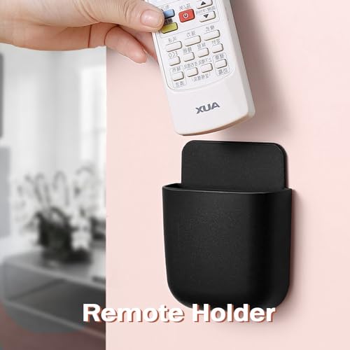 3 Pcs Remote Control Holder, Wall Mount Pen Holder Hole-Free Self - Image 3