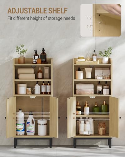 Hzuaneri Bathroom Storage Cabinet, Small Floor Cabinet - Image 6
