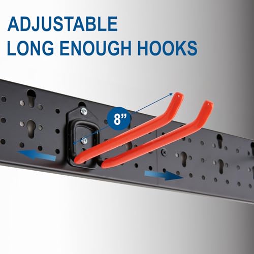 Wallmaster Wall Mount Garage Tool Storage Rack Folding - Image 5