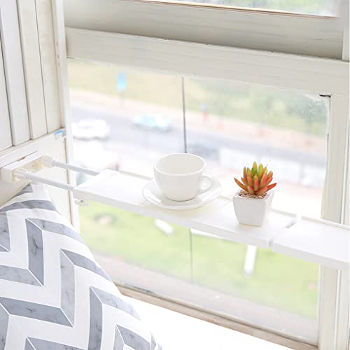 Extendable Narrow Closet Tension Shelf Slim Cupboard Divider Rod - Image 5
