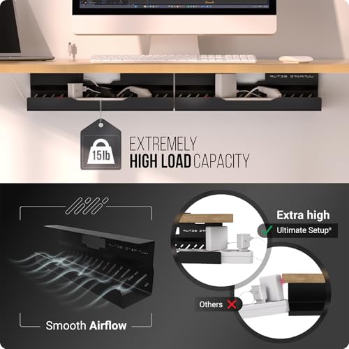 Under Desk Cable Management Tray no Drill – Wire Man | Cable Managemen - Image 5