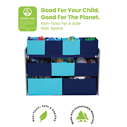 Delta Children Deluxe Multi-Bin Toy Organizer with Storage - Image 4