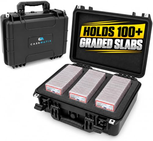 CASEMATIX Waterproof Graded Card Storage Box for 100 PSA, BGS - Image 2