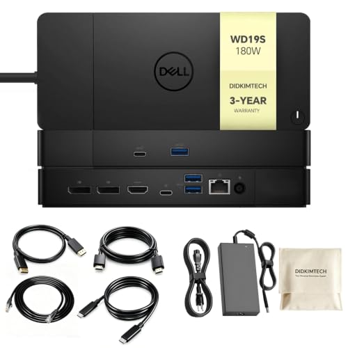 WD19S Dell Docking Station Dual Monitor, Dock Station with 180W - Image 2