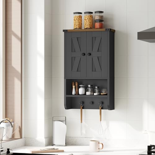 MAHANCRIS Bathroom Wall Cabinet, Farmhouse Wall-Mounted - Image 7