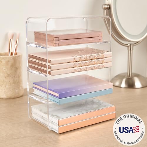 STORi 4-Compartment Clear Plastic Organizer, Rectangular Divided - Image 3