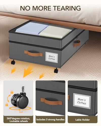Under Bed Storage with Wheels, 10 inches Under Bed S | All Products - Image 6