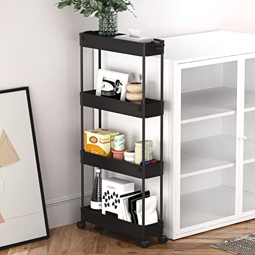 SPACELEAD Slim Storage Cart 4 Tier,Bathroom Organize | All Products - Image 7