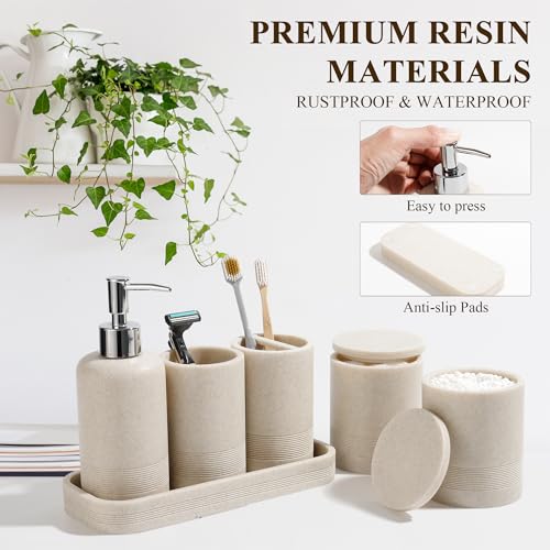 Bathroom Accessories Set, 6-Piece Bathroom Accessory Set - Image 6