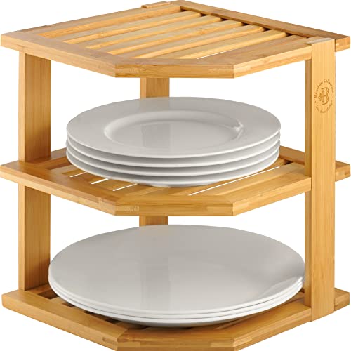 Bambüsi 3-Tier Corner Shelf, Kitchen Cabinet Organiz | All Products - Image 2
