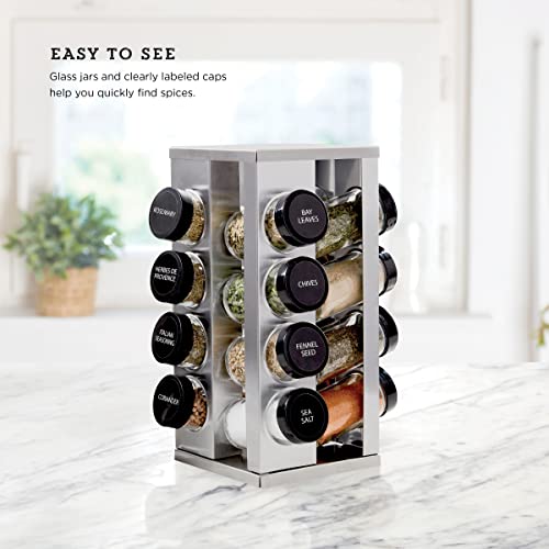 Kamenstein 16 Jar Heritage Revolving Countertop Spice Rack - Image 5