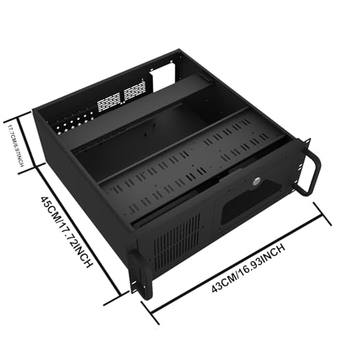4u Server Chassis,Rack Mount ATX Pc case,3.5″ Bays,1xFan,2xUSB3.0 - Image 8