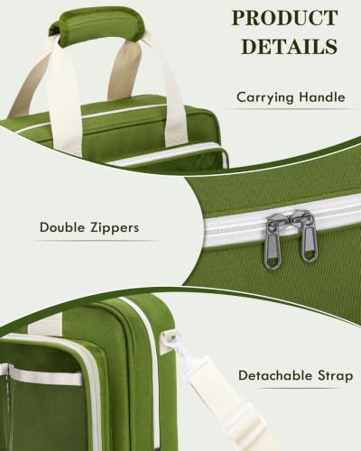 Seed Storage Organizer Binder, Seed Packet Organizer Bag, Green - Image 6