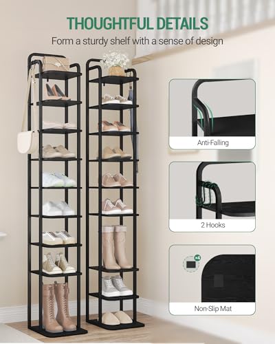 Hzuaneri Vertical Shoe Rack, Shoe Shelves, Wood Shoe | All Products - Image 4