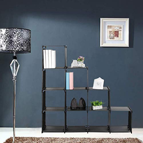 10-Cube Storage Organizer Rack, Staircase Organizer - Image 3