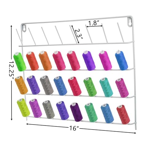 Tosnail 2 Pack 32 Spools Metal Thread Holder, Large Thread Racks - Image 4
