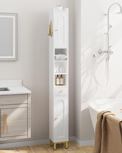 Hzuaneri Bathroom Cabinet with Shelves,Tall Bathroom - Image 2