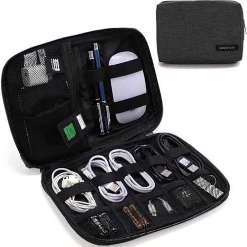 BAGSMART Travel Electronics Organizer, Phone SD Card - Image 2
