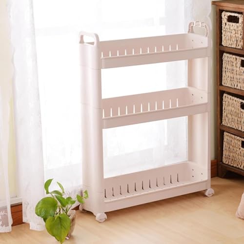 Slim Storage Organizer Cart Narrow Shelf Kitchen Bathroom - Image 6