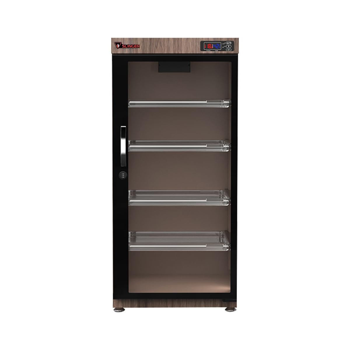 125L Electronic Dry Cabinet with Combination Lock (Oak) – - Image 1
