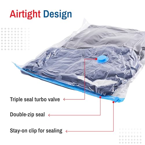 Spacesaver Vacuum Storage Bags with Hand Pump, Small, 10 Pack - Image 6