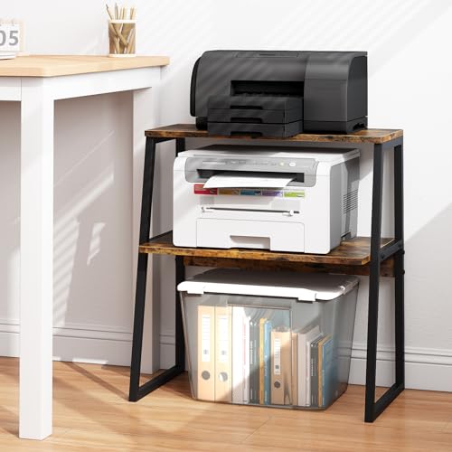 Arbuxzuy Printer Stand for Desk, Desktop Printer Shelf - Image 6