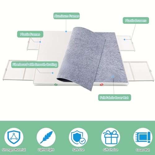 1500 Pieces Puzzle Board with Drawers | Home Organization - Image 6