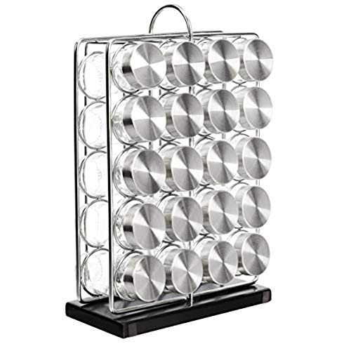 Amazon Basics 20 Jars Spice Rack Organizer, Space-Saving - Image 2