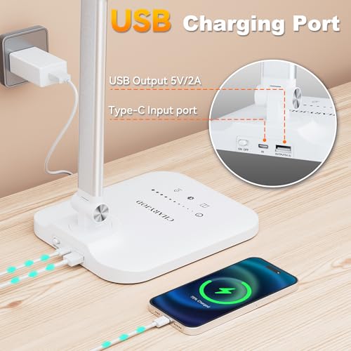 LED Desk Lamp for Home Office, Height Adjustable Architect Desk - Image 3