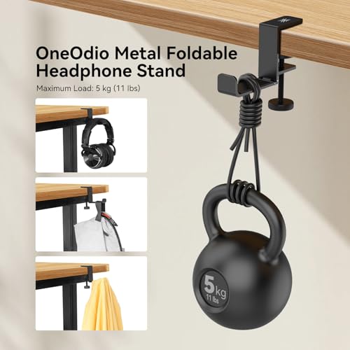OneOdio MTL99 Foldable Headphone Stand, Metal Headset - Image 7