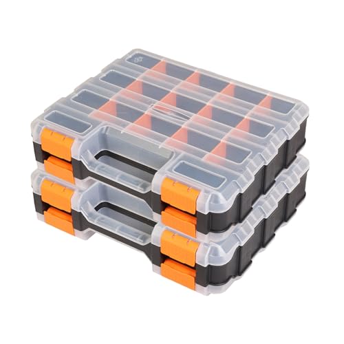 Jack Boss Tool Box with Transparent Lid, Double Side - Image 2