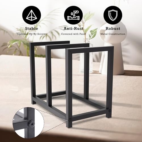 Vinyl Record Storage Holder, All Metal Tabletop Record - Image 7