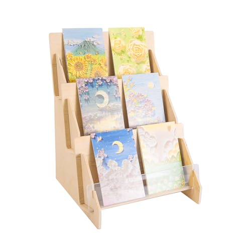 Greeting Card Display Stand, 3 Tier Postcard Display | All Products - Image 2