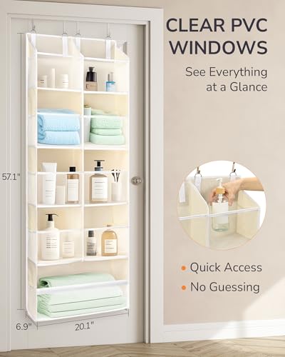 ULG Over the Door Organizer, 5-Tier Extra Large Hanging Storage - Image 3