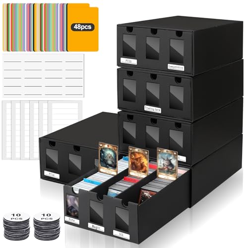 AOBOPLE Card Storage Box,15000+ Cardboard Trading Card - Image 2