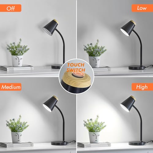 EJIAXIN Desk Lamp for College Dorm Room - Small LED Desk Lamp - Image 3