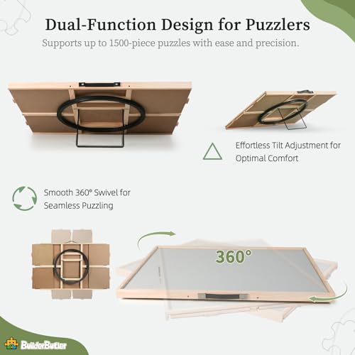 1500 Pieces 2-in-1 Tilting & Rotating Puzzle Board – - Image 4