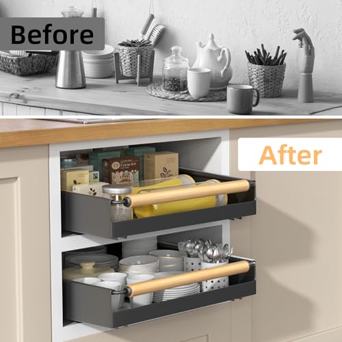 2 Pack 15.3'' Deep Expandable Slide Out Cabinet Shel | All Products - Image 8