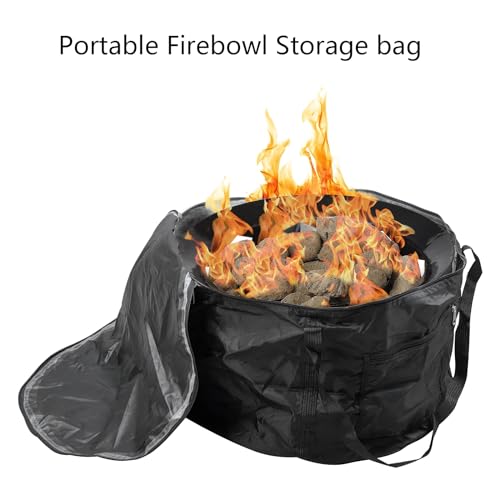 19-Inch Outdoor Fire Pit Organizer, Compatible | Home Organization - Image 6