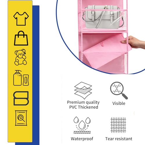 6-Tier Over The Door Hanging Organizer - Multi-Purpose Closet - Image 7