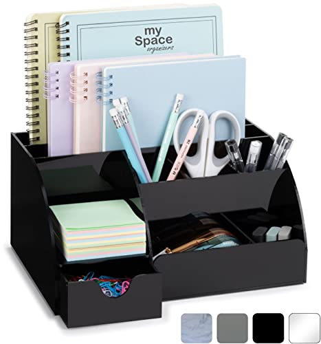 My Space Organizers Black Desk Organizer with 9 Compartments - Image 2