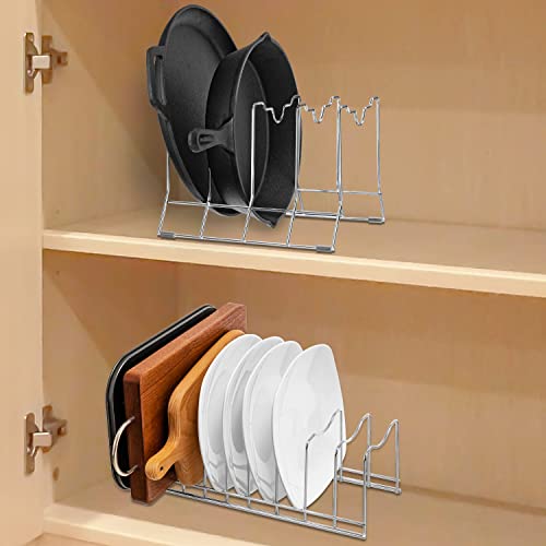 Pot Lid Organizer, Kitchen Pot Lid Rack Holder - Image 7