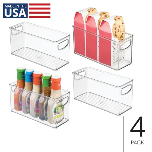 iDesign Slim Clear Plastic Stackable Storage Bin, Ta | All Products - Image 3