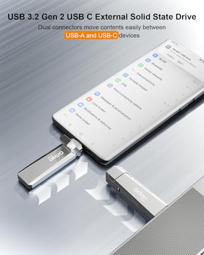 Orlian 256G External Portable SSD USB Solid State Drive, Up - Image 3