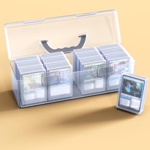 14-Pack Plastic Trading Card Storage Boxes for 900+ Loose Cards - Image 2