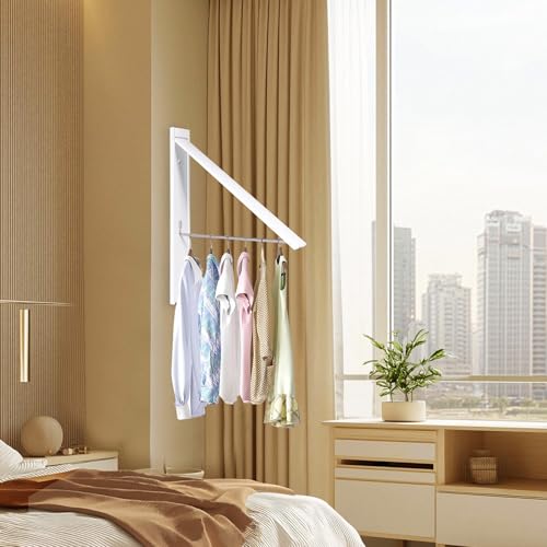 Retractable Clothes Drying Rack,Space Saver Wall Mounted - Image 5