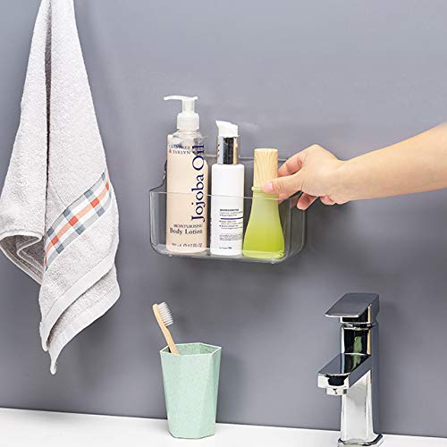 Plastic Wall Mount Organizer Rack Shelf Container Bin Storage Box - Image 3