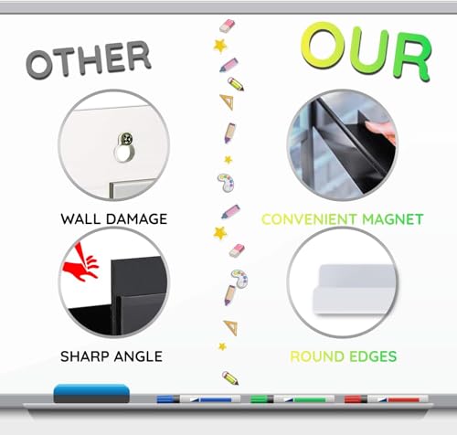 4 Pcs Magnetic Book Shelf for Whiteboard,Reusable Magnetic - Image 5