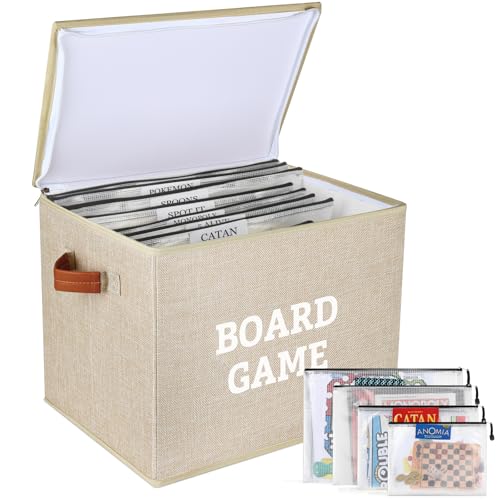 Board Game Storage Kit Include Storage Basket and 10pcs - Image 2