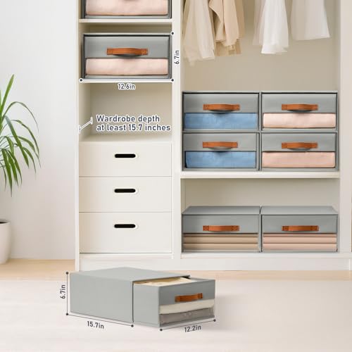 DIMJ Closet Organizers and Storage - Fabric Bins | Home Organization - Image 5
